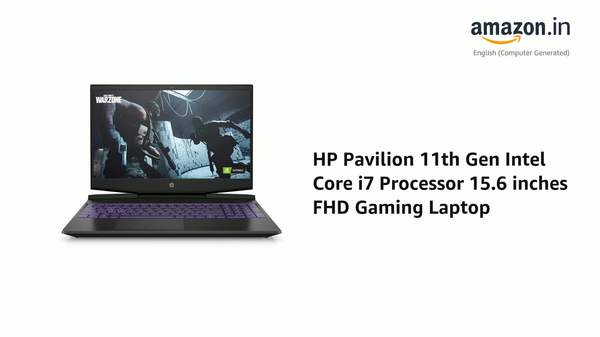 HP Pavilion 11th Gen Intel Core i7 Processor 15.6 inches (39cm